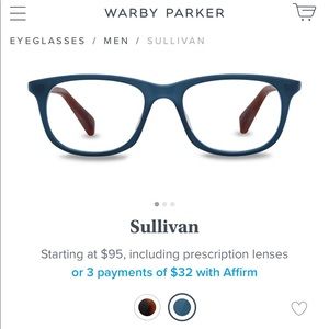 WARBY PARKER Sullivan in saltwater matte